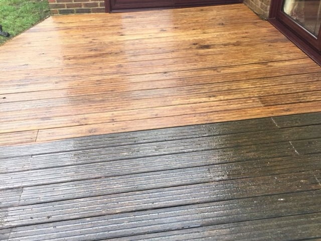 Wooden Deck Cleaning, Pressure Washing Services - All Seasons Roof Cleaners